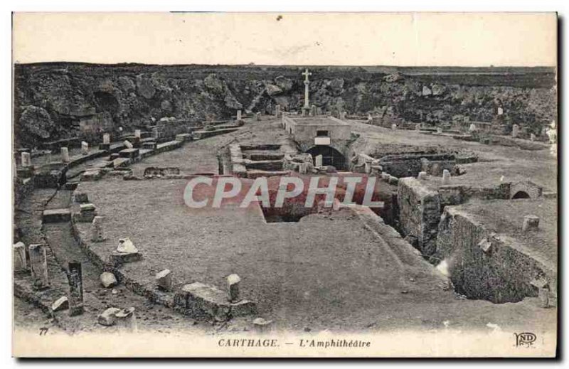 Postcard Old Carthage Amphitheater