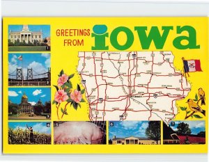 Postcard Greetings From Iowa