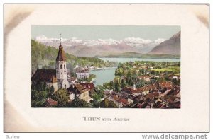 Aerial View, THUN und Alpen, Berne, Switzerland, 10-20s