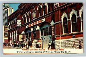 Nashville TN-Tennessee, Grand Ole Opry House, Music Theater, Chrome Postcard