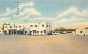 Postcard New Mexico Albuquerque Casa Grande Lodge 1947 Route 66 Teich  23-902