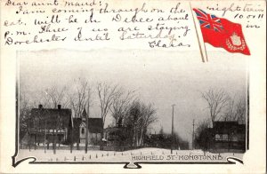 View of Highfield Street, Moncton NB Undivided Back Vintage Postcard M80