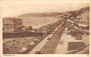 SANDOWN ISLE OF WIGHT UK PHOTO POSTCARD c1952