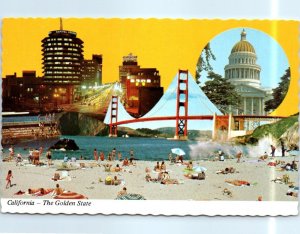 Postcard - The Golden State - California