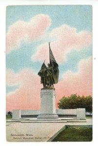 MA - Somerville. Central Hill Park, Soldiers' Monument