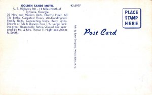 Sylvania, Georgia, Golden Sands Motel, AA359-9