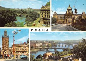 B27664 Praha Narodnf divadlo a Hradcany czech republic