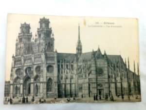 Vintage Postcard Orleans La Cathedrale Vue d'ensemble France