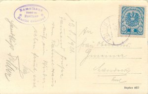 Mountaineering Austria Am Rameljoch Ramolhaus cottage cancel 1921