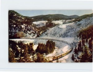 Postcard - Vista-Dome California Zephyr, Colorado Rockies - Colorado