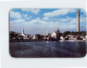 Postcard Waterfront View Of Provincetown, Massachusetts