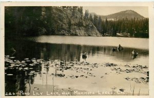 Postcard RPPC 1920s California Mono Mammoth Lakes Pond Lily Lake CA24-1921