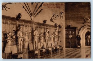 The Armoury Great Hall Warwick Castle Interior Warwick UK Oilette Tuck Postcard