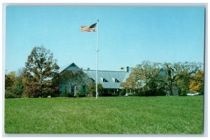 c1960s The Franklin D. Roosevelt Library Exterior Hyde Park New York NY Postcard