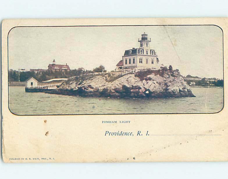 Pre-1907 LIGHTHOUSE Providence Rhode Island RI i1703