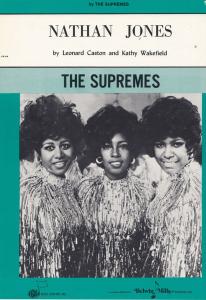 The Supremes Nathan Jones from Tamla Motown 45 XL Sheet Music