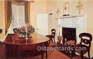 Dining Room, Ash Lawn, Home of President James Monroe Charlottesville, VA, US...