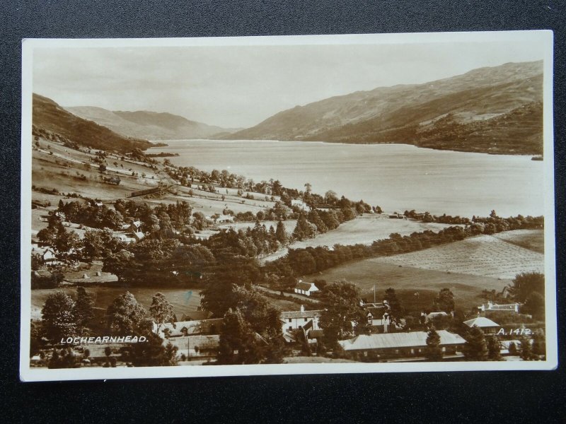 Scotland LOCHEARNHEAD Loch Earn c1930's RP Postcard by Valentine