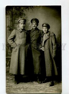3151129 Russia SOLDIERS Vintage photo postcard