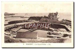 Roscoff Old Postcard The large pool