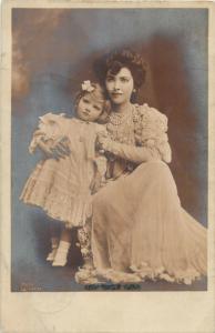 Lot 12 photo postcards women with children early studio photography included