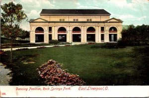 Ohio East Liverpool Rock Springs Park Dancing Pavilion 1908