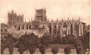 Vintage Postcard Bristol Cathedral Church Holy & Undivided Trinity England UK