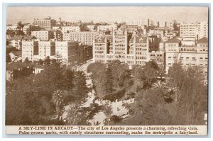 1915 Sky-Line Arcady Panama Pacific Exposition Los Angeles California Postcard