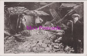 Co Durham Postcard - Hartlepool Bombardment, Destruction By a Shell  RS38805