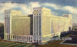 New Post Office Chicago Ill USA Post Office 1949 crease left bottom edge, pos...