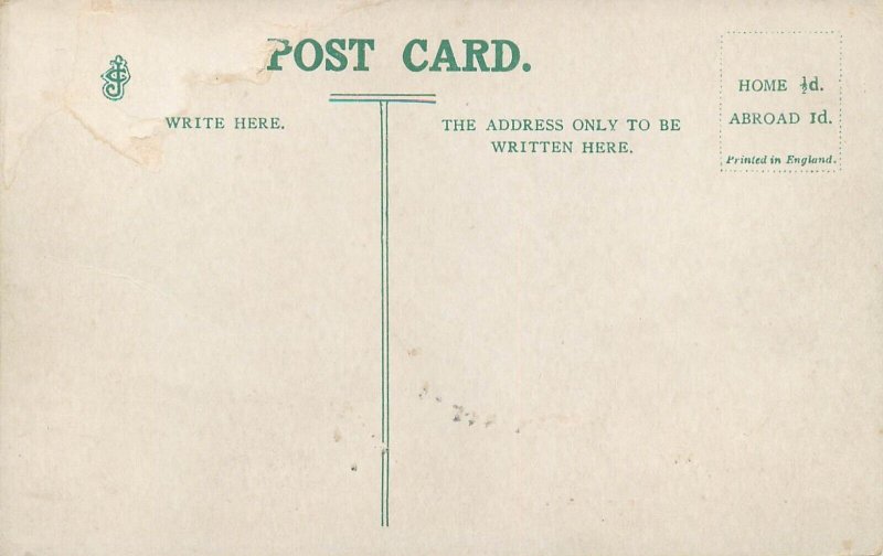 England railway train and multi views vintage postcard