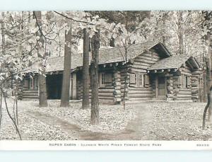 1949 Super Cabin Made Of Logs Mt. Mount Morris Illinois IL s7323