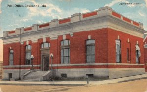 J57/ Louisiana Missouri Postcard c1910 U.S. Post Office Building 275