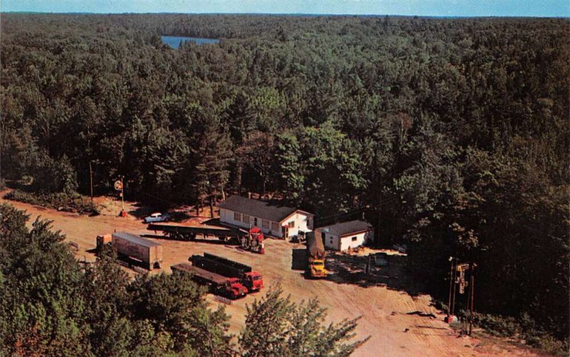 Parry Sound Canada Boys Truck Diner BA Service Station Vintage Postcard AA74658