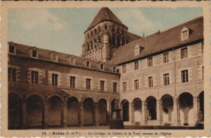 CPA REDON Le College - Le Cloitre et la Tour Romande de l'Eglise (1251724)