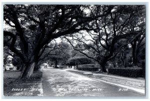 c1940's Street Scene View Pass Christian Mississippi MS RPPC Photo Postcard