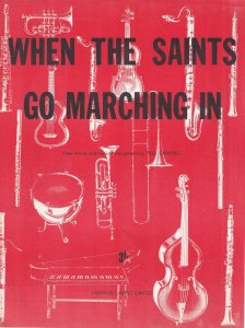 When The Saints Go Marching In 1950s Sheet Music