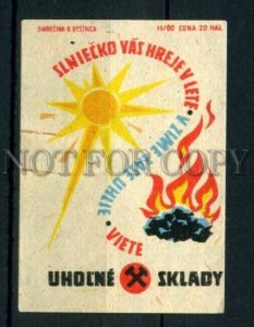 500815 Czechoslovakia unocne sklady Vintage match label