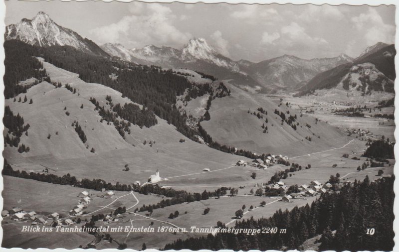 Vintage Postcard Austria Tirol Tannheimertal 1965