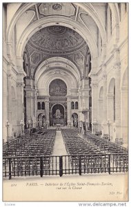 Interieur De l'Eglise Saint-Francois-Xavier, Vue Sur Le Choeur, PARIS, France...