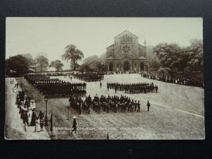 WW1 Military WOOLWICH GARRISON CHURCH PARADE c1914 RP Postcard by Molyneux Bros