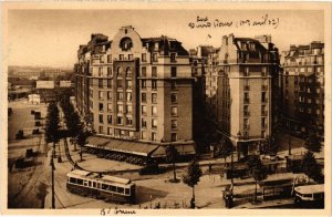 CPA PARIS 14e boulevard Brune Place de la Porte d'Orleans (1247697)
