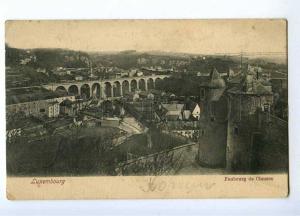 191406 LUXEMBOURG Faubourg de Clausen Vintage postcard