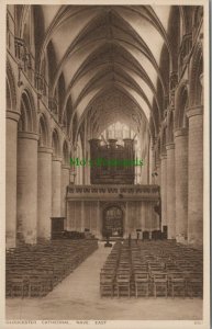 Gloucestershire Postcard - Gloucester Cathedral - Nave East  RS25966