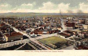 Panorama Denver Colorado 1910c postcard