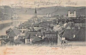 PASSAU BAVARIA GERMANY~ALTSTADT~1902 OTTO BOHM PHOTO POSTCARD