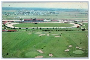 c1960s Aurora Downs Race Track Route 31 Aurora Illinois IL Vintage Postcard 