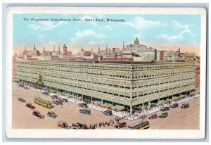 St. Paul Minnesota MN Postcard Emporium Department Store c1910 Vintage Antique