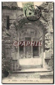 Old Postcard Nimes The Temple of Diana