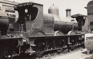 2301 Class 0-6-0 2577 at Swindon Railway Station in WW2 Real Photo Train Post...